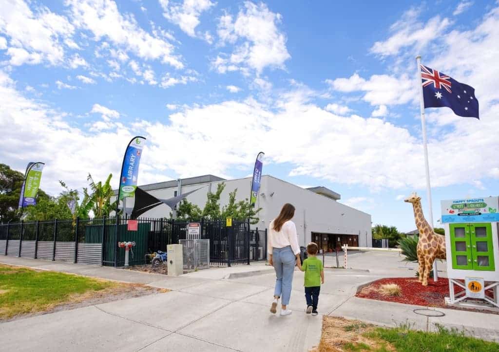 Childcare and kindergarten learning in a Happy Sprouts early learning centre